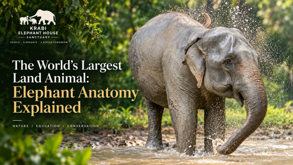 The World's Largest Land Animal: Elephant Anatomy Explained – Krabi Elephant House Sanctuary